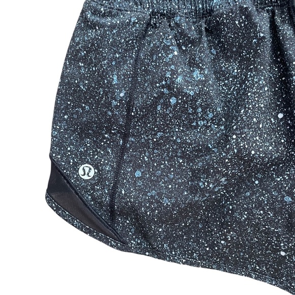 Lululemon Hotty Hot Shorts II 2.5" Mineralized Multi Black Lined Running Size 4 - Picture 7 of 8
